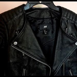 COPY - H& M real leather jacket